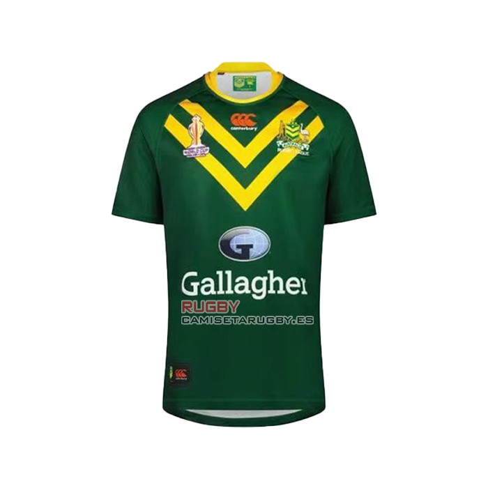 Camiseta Australia Kangaroos Rugby RLWC 2022 Local